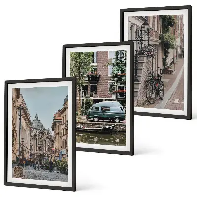 Fotowand stadsgezichten van gebouwen