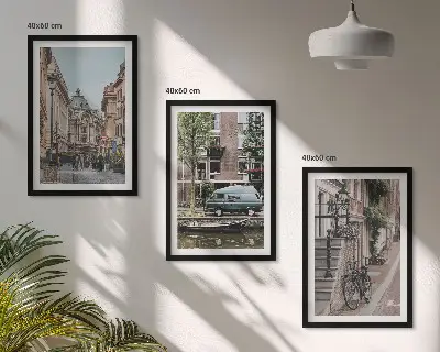 Fotowand stadsgezichten van gebouwen