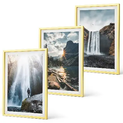 Fotowand met watervallen, bergen en natuurlandschappen