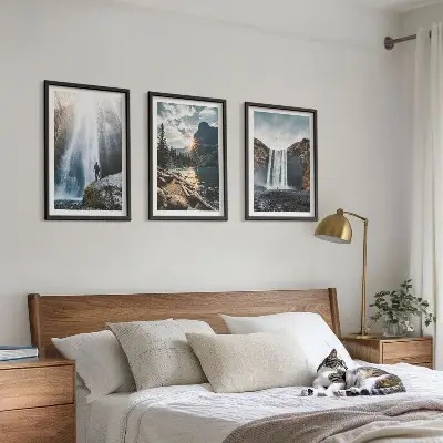 Fotowand met watervallen, bergen en natuurlandschappen