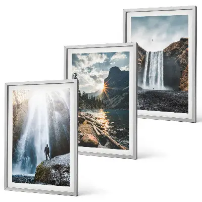 Fotowand met watervallen, bergen en natuurlandschappen
