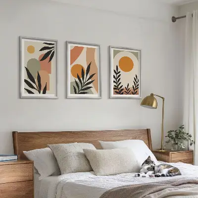 Fotowand abstrakte plantvormen