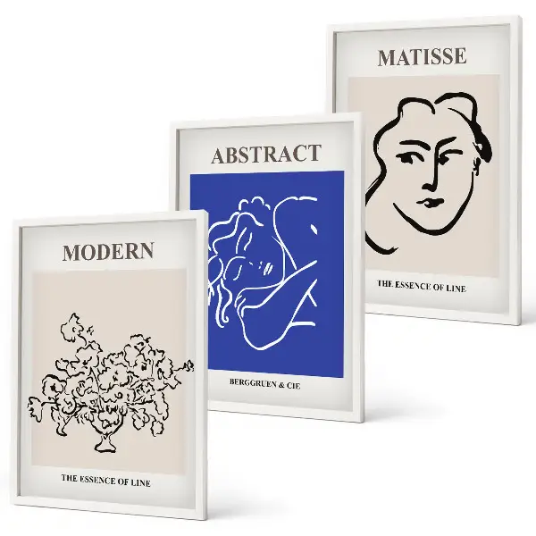 Matisse wanddecoratie set moderne schilderijen
