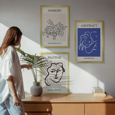 Matisse wanddecoratie set moderne schilderijen