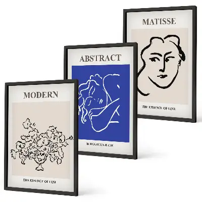 Matisse wanddecoratie set moderne schilderijen