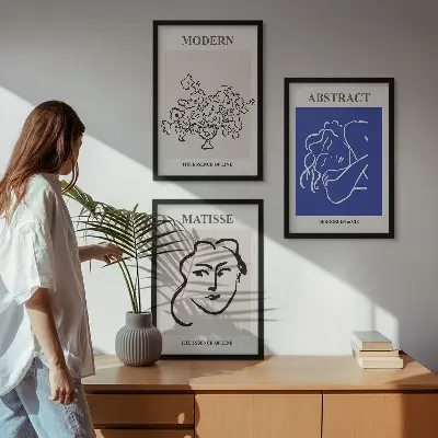 Matisse wanddecoratie set moderne schilderijen