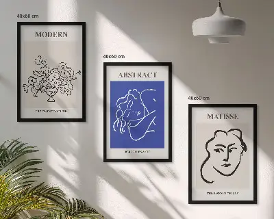 Matisse wanddecoratie set moderne schilderijen