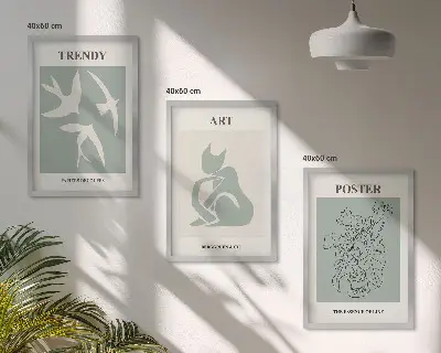 Wanddecoratie set met Matisse illustraties stijlvolle schilderijen