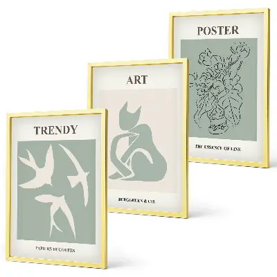 Wanddecoratie set met Matisse illustraties stijlvolle schilderijen