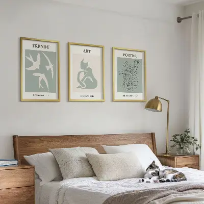 Wanddecoratie set met Matisse illustraties stijlvolle schilderijen