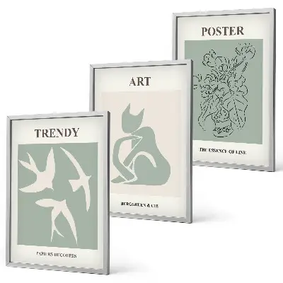 Wanddecoratie set met Matisse illustraties stijlvolle schilderijen