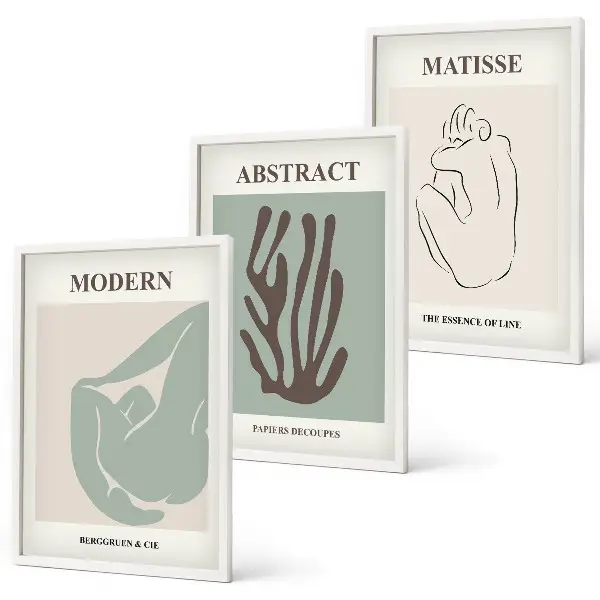 Fotowand stijlvolle abstracte Matisse kunstwerken