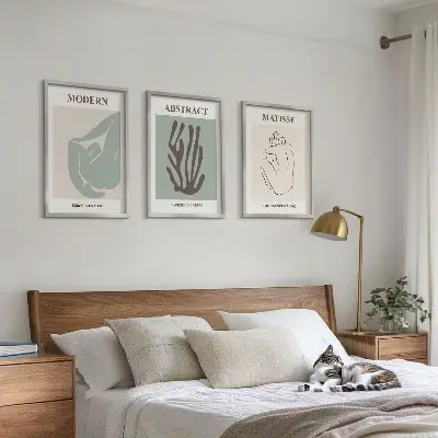 Fotowand stijlvolle abstracte Matisse kunstwerken
