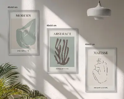 Fotowand stijlvolle abstracte Matisse kunstwerken