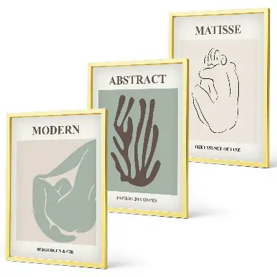 Fotowand stijlvolle abstracte Matisse kunstwerken