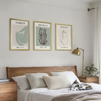 Fotowand stijlvolle abstracte Matisse kunstwerken