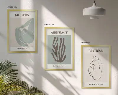 Fotowand stijlvolle abstracte Matisse kunstwerken