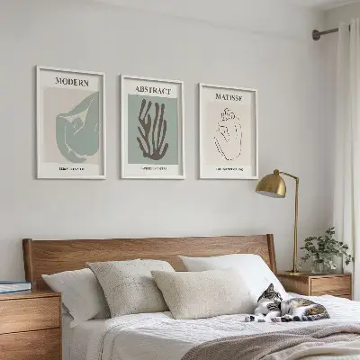 Fotowand stijlvolle abstracte Matisse kunstwerken