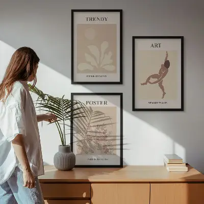 Fotowand Abstracte vormen van Matisse