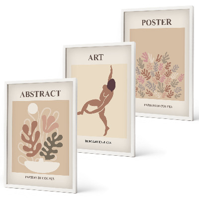 Wanddecoratie set schilderijen Stylowe kompozycje Matisse