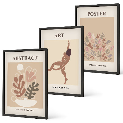 Wanddecoratie set schilderijen Stylowe kompozycje Matisse