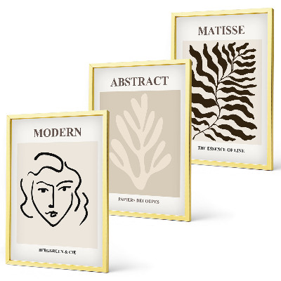 Fotowand Twarz liście sztuka Matisse