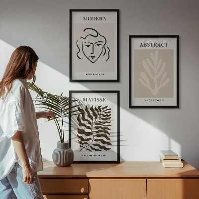 Fotowand Twarz liście sztuka Matisse