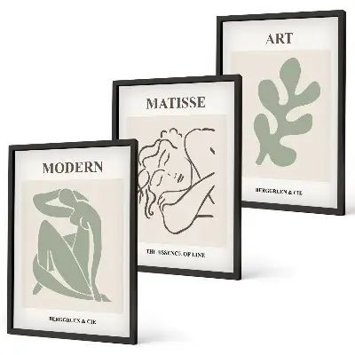 Fotowand met stijlvolle planten en design