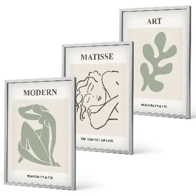 Fotowand met stijlvolle planten en design