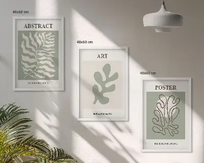 Fotowand met botanische Matisse-posters