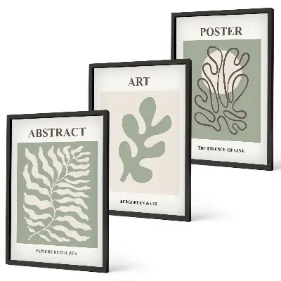 Fotowand met botanische Matisse-posters
