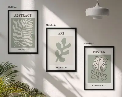 Fotowand met botanische Matisse-posters