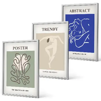Fotowand met pastelkleurige kunst van Henri Matisse