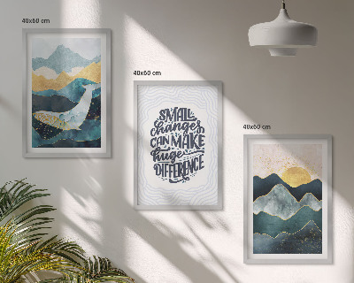 Fotowand Abstrakcyjne góry inspiracja
