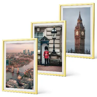 Fotowand met de Tower Bridge en de Big Ben in Londen