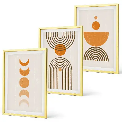 Fotowand minimalistische boho decoratie