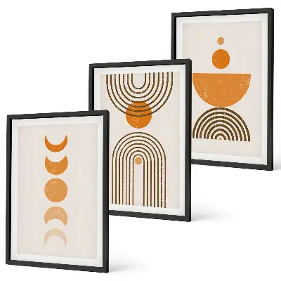 Fotowand minimalistische boho decoratie