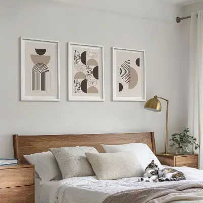 Fotowand met abstracte minimalistische patronen