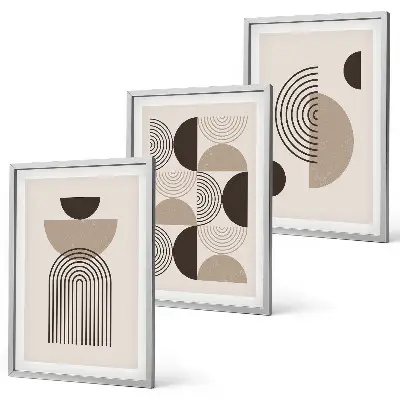 Fotowand met abstracte minimalistische patronen