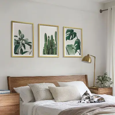 Fotowand met esthetische tropische planten