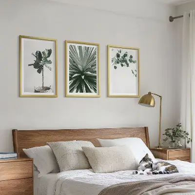 Fotowand minimalistische groene planten