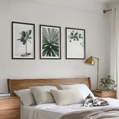 Fotowand minimalistische groene planten