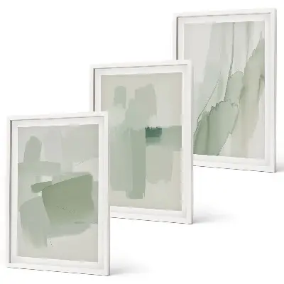 Fotowand met abstracte aquarelpatronen