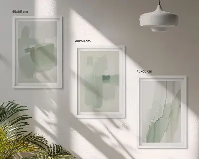 Fotowand met abstracte aquarelpatronen