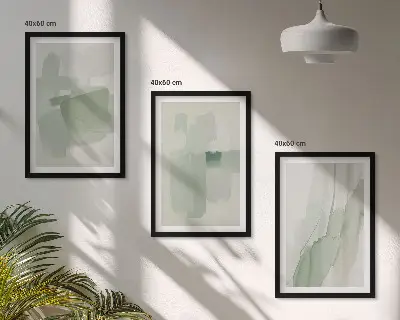 Fotowand met abstracte aquarelpatronen