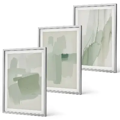 Fotowand met abstracte aquarelpatronen