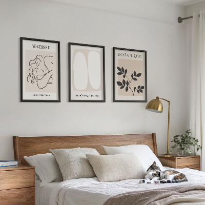 Wanddecoratie set schilderijen Stylowe obrazy roślinne Matisse