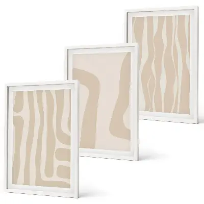 Fotowand met abstracte boho patronen