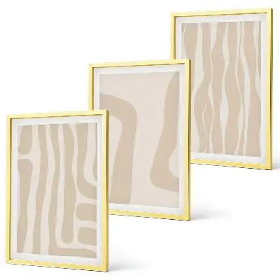 Fotowand met abstracte boho patronen