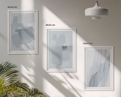 Wanddecoratie set schilderijen Abstrakcyjne akwarelowe sztuki